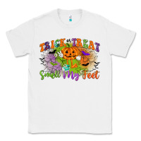 White trick or treat smell my feet Classic Tee - CowGirlArtShop