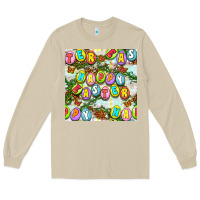Mushroom Happy Easter Seamless Pattern Long Sleeve Tee - BundleAndBundleShop
