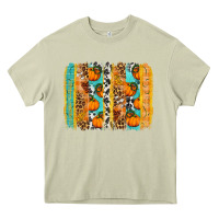 Mossy Fall Pumpkin brushstrokes Heavy Core Tee - NancyCooperArtShop