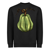 Black gourd green pumpkin Heavyweight Sweatshirt - BarkalooDesign