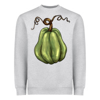 Gourd Green Pumpkin Heavyweight Sweatshirt | Teevron