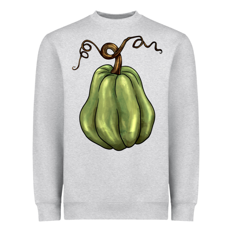 Gourd Green Pumpkin Heavyweight Sweatshirt by BarkalooDesign | Teevron