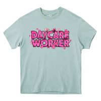 Arona Breast Cancer Daycare Worker Heavy Core Tee - texasbilliewilder
