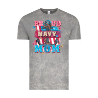 Cloud Rock Proud navy Mom Mother's Day Vintage Tee - FaDigitalArtStudio