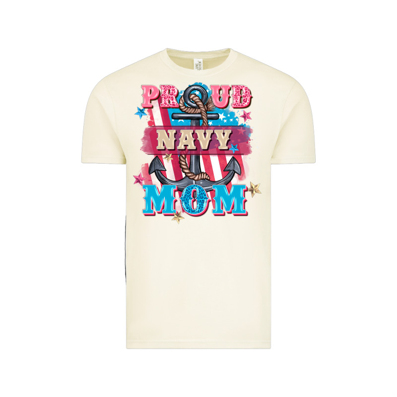 Proud Navy Mom Mother's Day Vintage Tee by FaDigitalArtStudio | Teevron