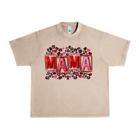 French Oak Pink leopard mama Urban Heavy Tee - FaDigitalArtStudio