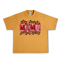 Peanut Butter Pink leopard mama Urban Heavy Tee - FaDigitalArtStudio