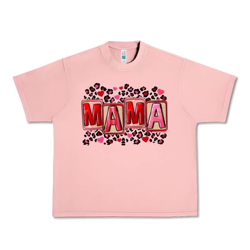 Pink Leopard Mama Urban Heavy Tee by FaDigitalArtStudio | Teevron
