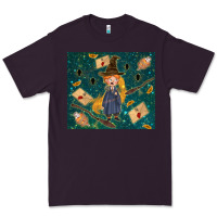 Plum wizard boy with mouse Premium Tee - TumblerDesignByShophia