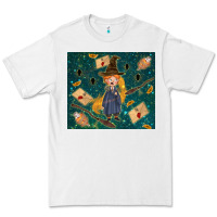 White wizard boy with mouse Premium Tee - TumblerDesignByShophia
