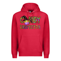 Cardinal Candy Inspector Premium Hoodie - CowhideDigitalArt