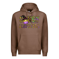Chestnut Candy Inspector Premium Hoodie - CowhideDigitalArt