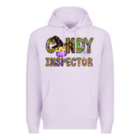 Lilac Candy Inspector Premium Hoodie - CowhideDigitalArt