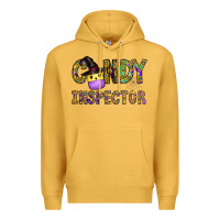 Mustard Candy Inspector Premium Hoodie - CowhideDigitalArt