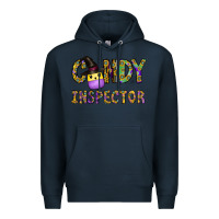 Navy Candy Inspector Premium Hoodie - CowhideDigitalArt
