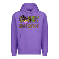 Purple Candy Inspector Premium Hoodie - CowhideDigitalArt