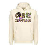 Sandshell Candy Inspector Premium Hoodie - CowhideDigitalArt