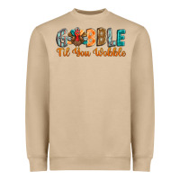 Mushroom gobble till you wobble Heavyweight Sweatshirt - BarkalooDesign