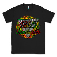 Black 1865 juneteenth Classic Tee - CowGirlArtShop
