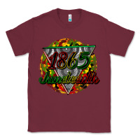 Burgundy 1865 juneteenth Classic Tee - CowGirlArtShop
