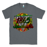 Charcoal Heather 1865 juneteenth Classic Tee - CowGirlArtShop