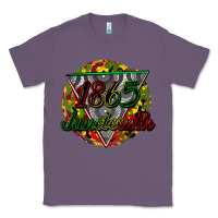 Lavender 1865 juneteenth Classic Tee - CowGirlArtShop