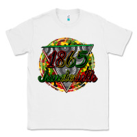 White 1865 juneteenth Classic Tee - CowGirlArtShop
