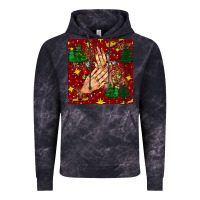 Cloud Black christmas nails and trees with leopard and plaid seamless pattern bbs Vintage Hoodie - BundleAndBundleShop