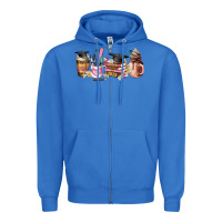 True Royal senior 2023 graduation coffee cups Zipper Hoodie - AdoDesignShop