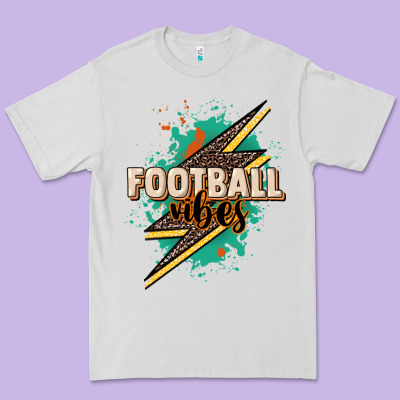 Football Vibes Premium Tee Designed By Howdyjamesfarm