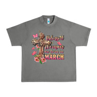 Tornado Blessed women are born in March Urban Heavy Tee - FaDigitalArtStudio