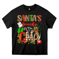 Black santa's favorite cma Heavy Core Tee - texasbilliewilder