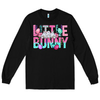 Black Little Bunny Easter Long Sleeve Tee - BundleAndBundleShop