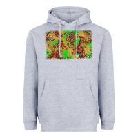 Heather Grey mardi gras crawfish and glitter background Heavyweight Hoodie - AdoDesignShop
