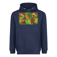 Navy mardi gras crawfish and glitter background Heavyweight Hoodie - AdoDesignShop