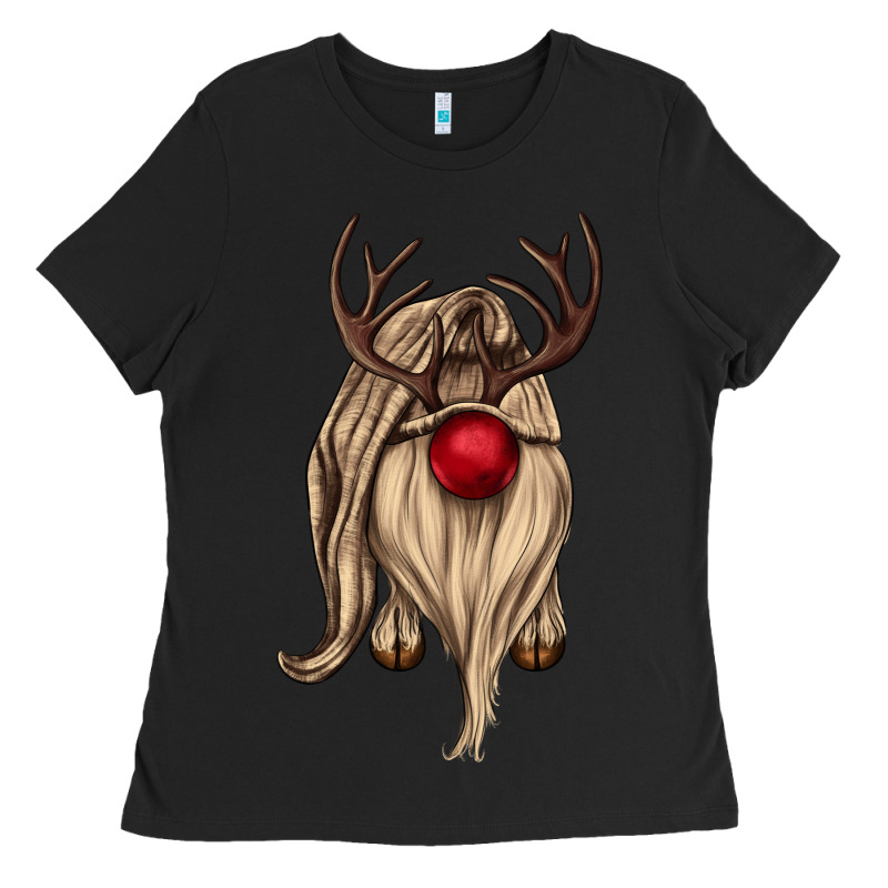 Deer Gnome Ladies Tee by CowGirlArtShop | Teevron