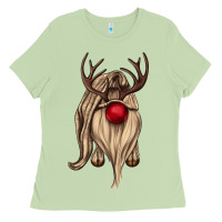 Matcha deer gnome Ladies Tee - CowGirlArtShop