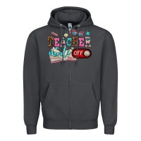 Smoke teacher mode off Zipper Hoodie - AdoDesignShop