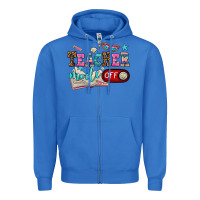 True Royal teacher mode off Zipper Hoodie - AdoDesignShop