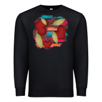Black heart and serape patches Premium Sweatshirt - AdoDesignShop