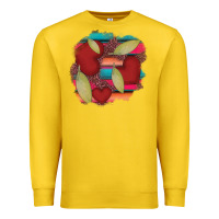 Lemon heart and serape patches Premium Sweatshirt - AdoDesignShop