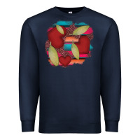 Heart And Serape Patches Premium Sweatshirt | Teevron