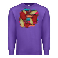 Purple heart and serape patches Premium Sweatshirt - AdoDesignShop