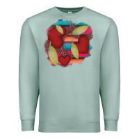 Seafoam heart and serape patches Premium Sweatshirt - AdoDesignShop