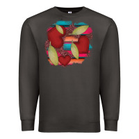 Smoke heart and serape patches Premium Sweatshirt - AdoDesignShop
