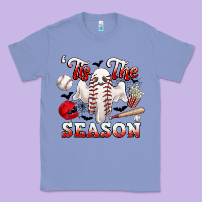Tis The Season Baseball Halloween Classic Tee Designed By Cowgirlartshop