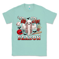 Seafoam tis the season baseball halloween Classic Tee - CowGirlArtShop