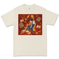 Bone wizard boy with magic items Premium Tee - TumblerDesignByShophia