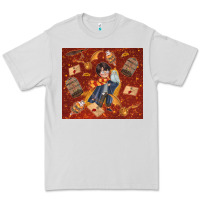 Dove Grey wizard boy with magic items Premium Tee - TumblerDesignByShophia
