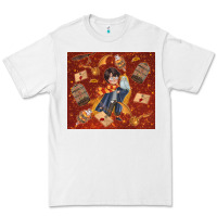 White wizard boy with magic items Premium Tee - TumblerDesignByShophia